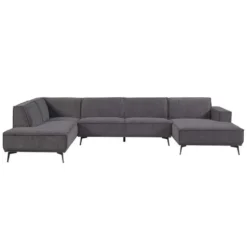 HUUS Bank Denemarken – Chaise longue + Ottoman + 2,5-zits