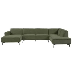 HUUS Bank Denemarken – Chaise longue + Ottoman + 2,5-zits