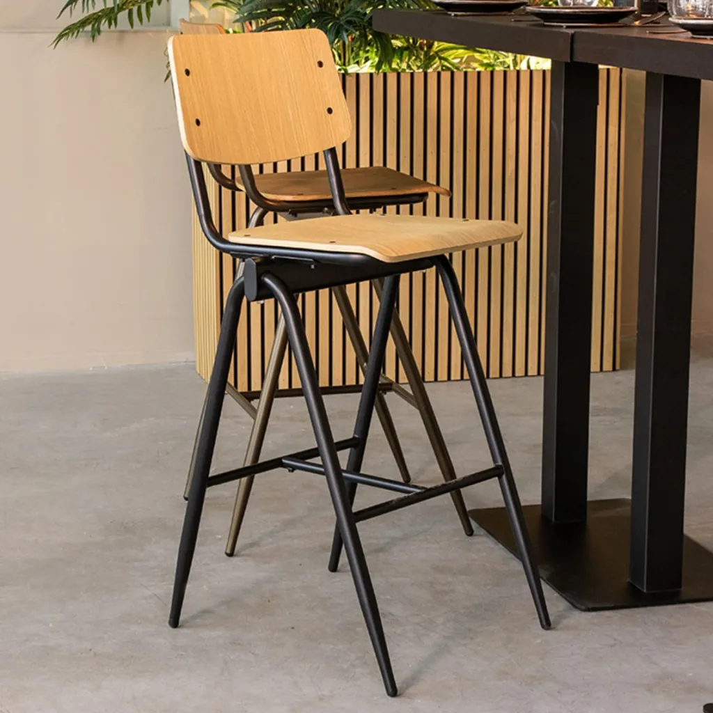 HUUS Barstoel Solid (per 2 stuks)