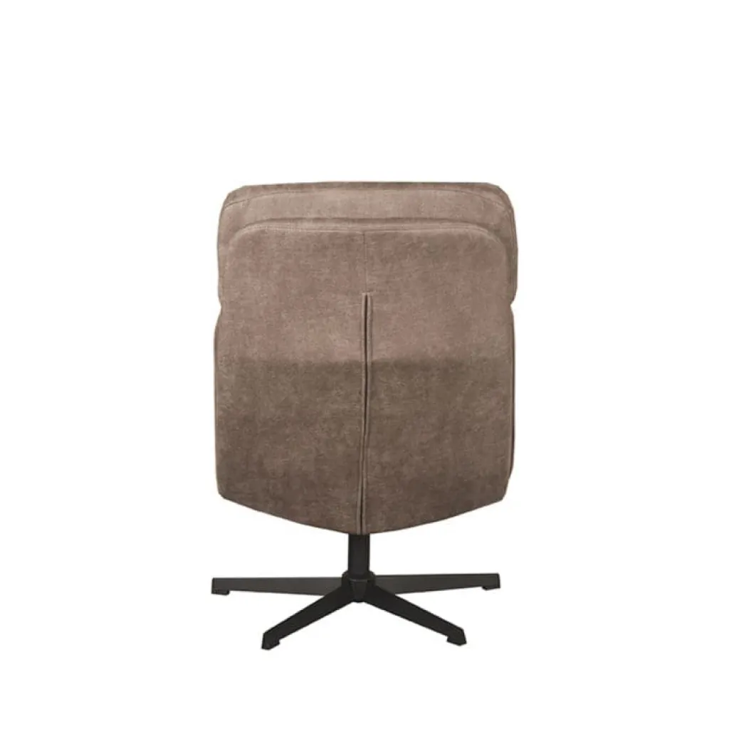 HUUS Draaifauteuil Alvar + Hocker