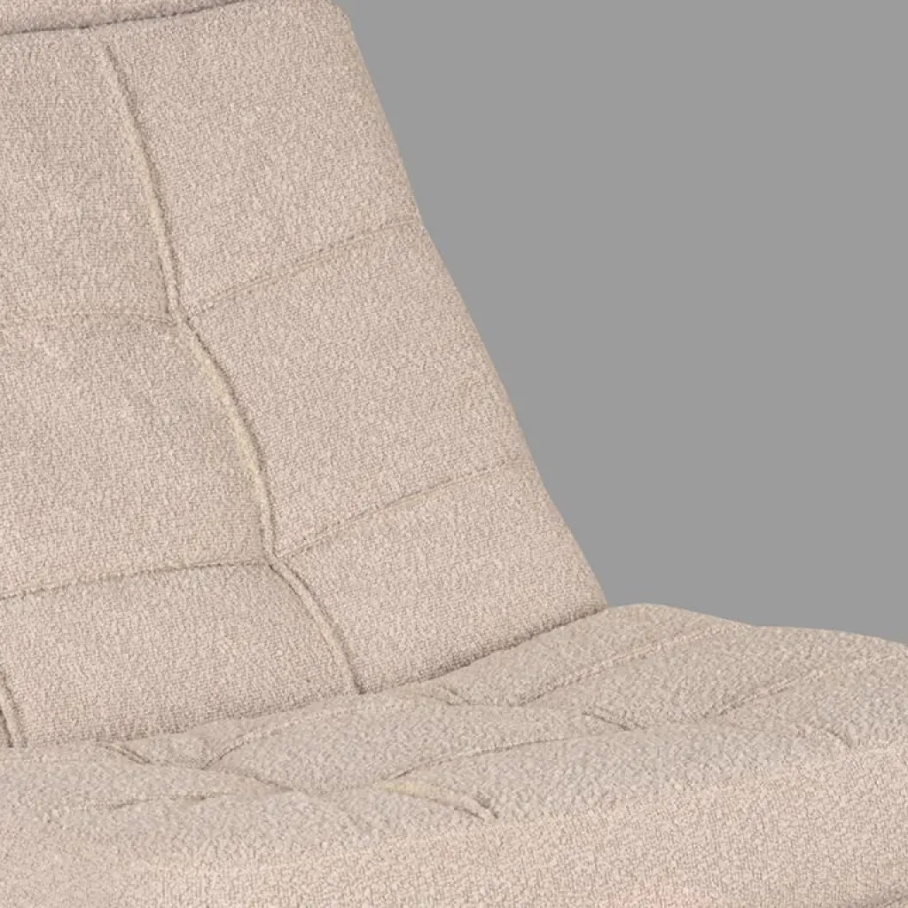 HUUS Draaifauteuil Alvar + Hocker