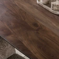 HUUS Eettafel Arthur donkerbruin