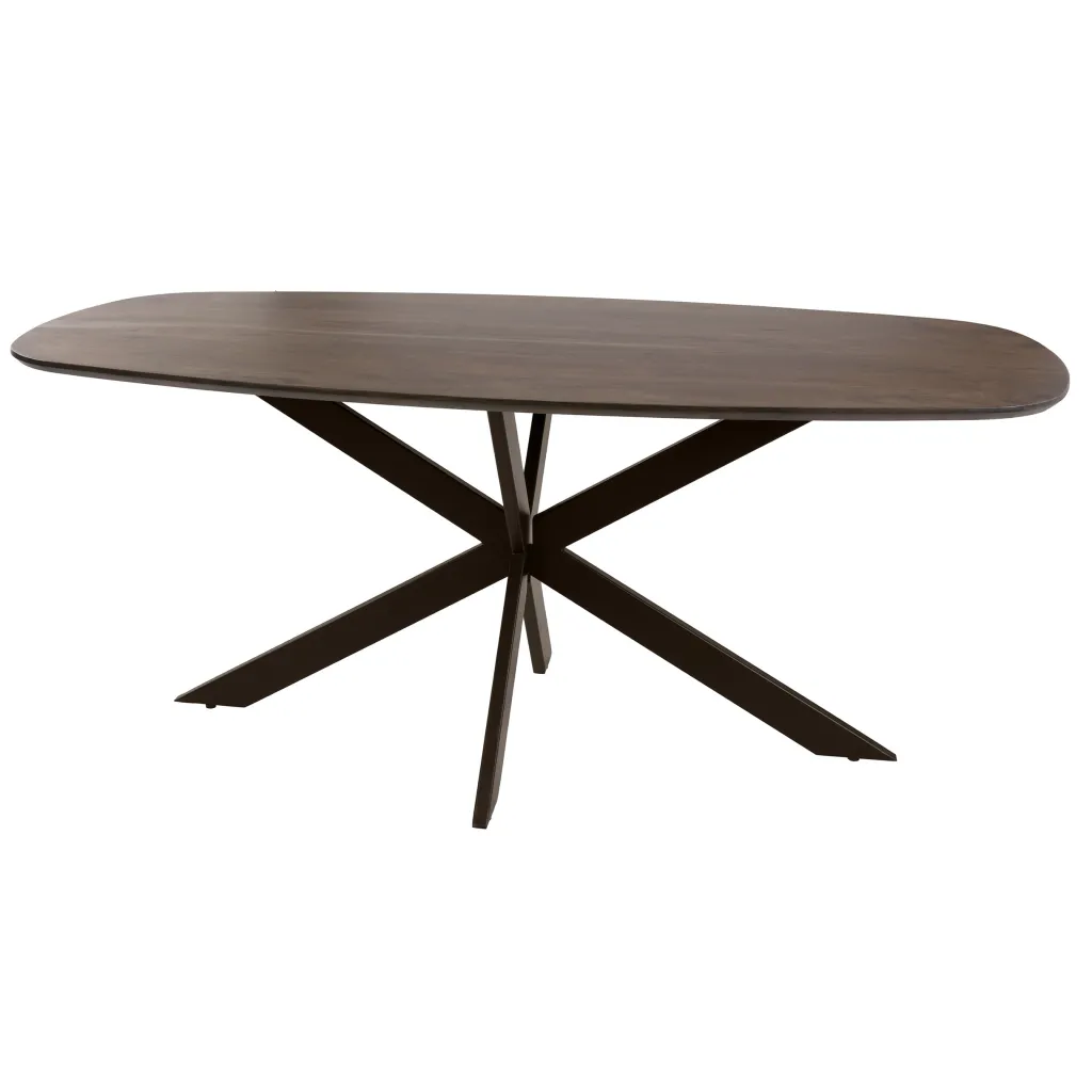 HUUS Eettafel Arthur donkerbruin