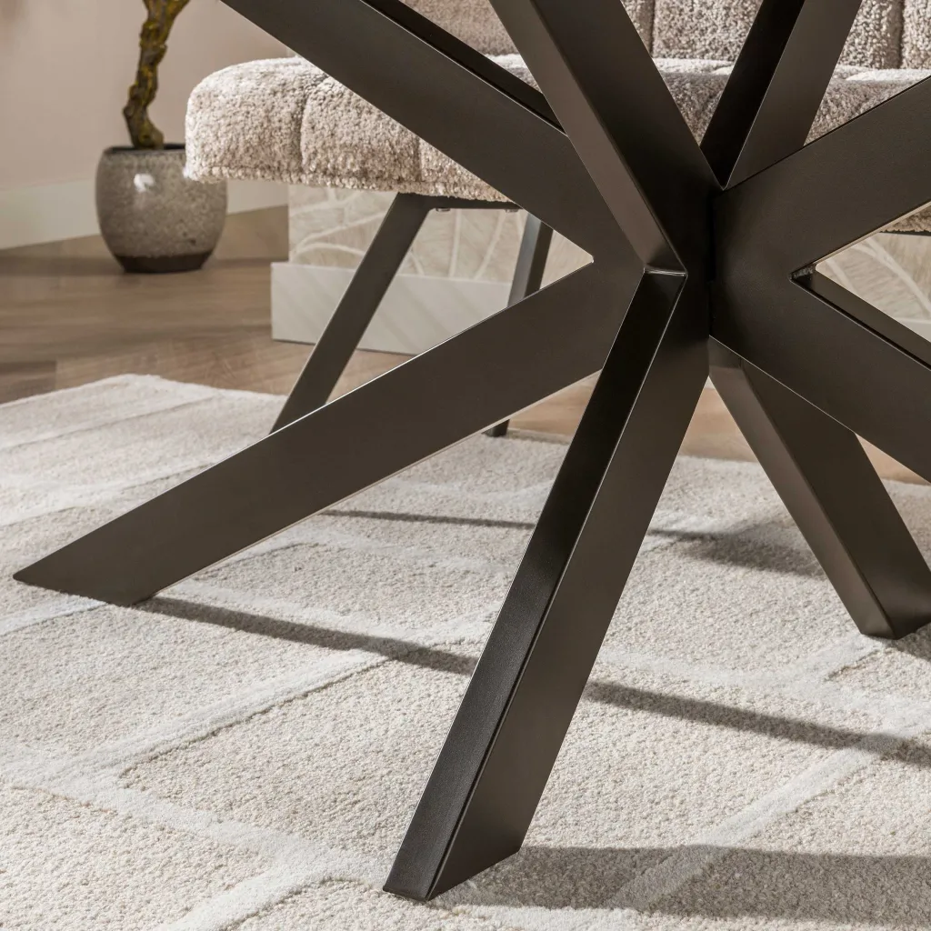 HUUS Eettafel Arthur donkerbruin