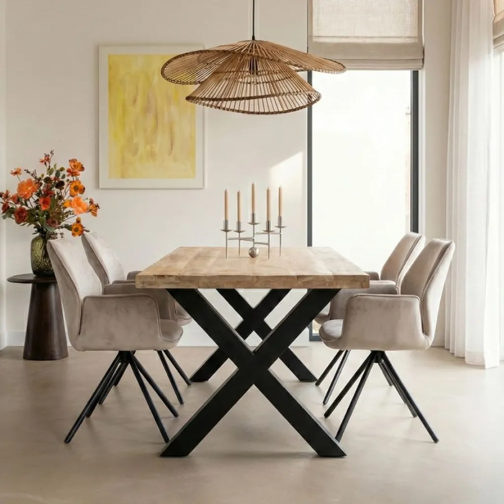 HUUS Eettafel Iris rechthoekig