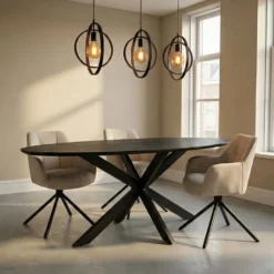 HUUS Eettafel Madrid ovaal