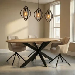 HUUS Eettafel Madrid ovaal