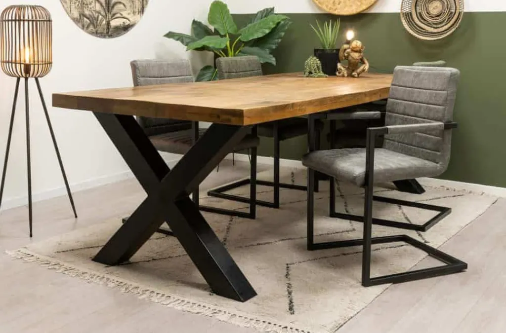 HUUS Eettafel Monique rechthoekig