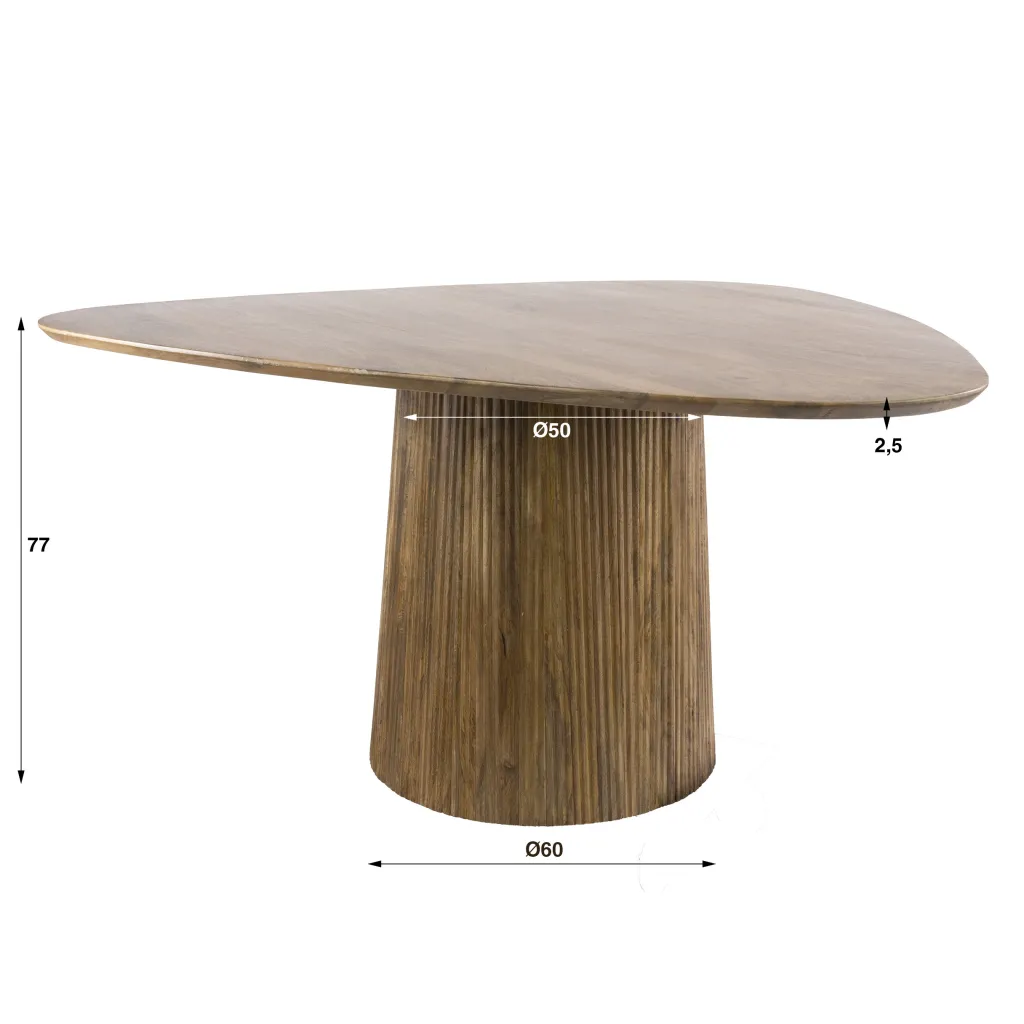 HUUS Eettafel Savine driehoek