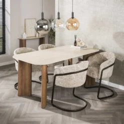 HUUS Eettafel Silvy curvo