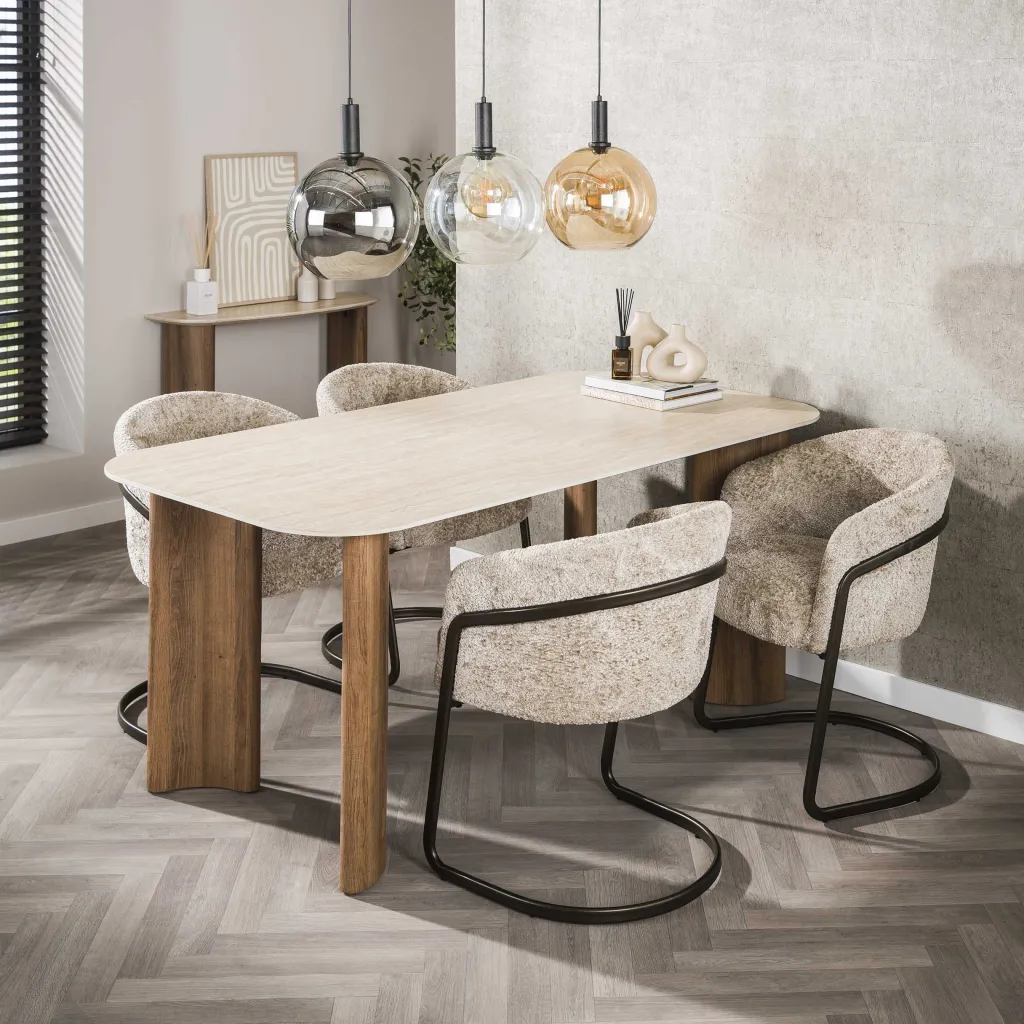 HUUS Eettafel Silvy curvo