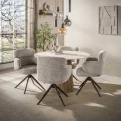 HUUS Eettafel Silvy rond