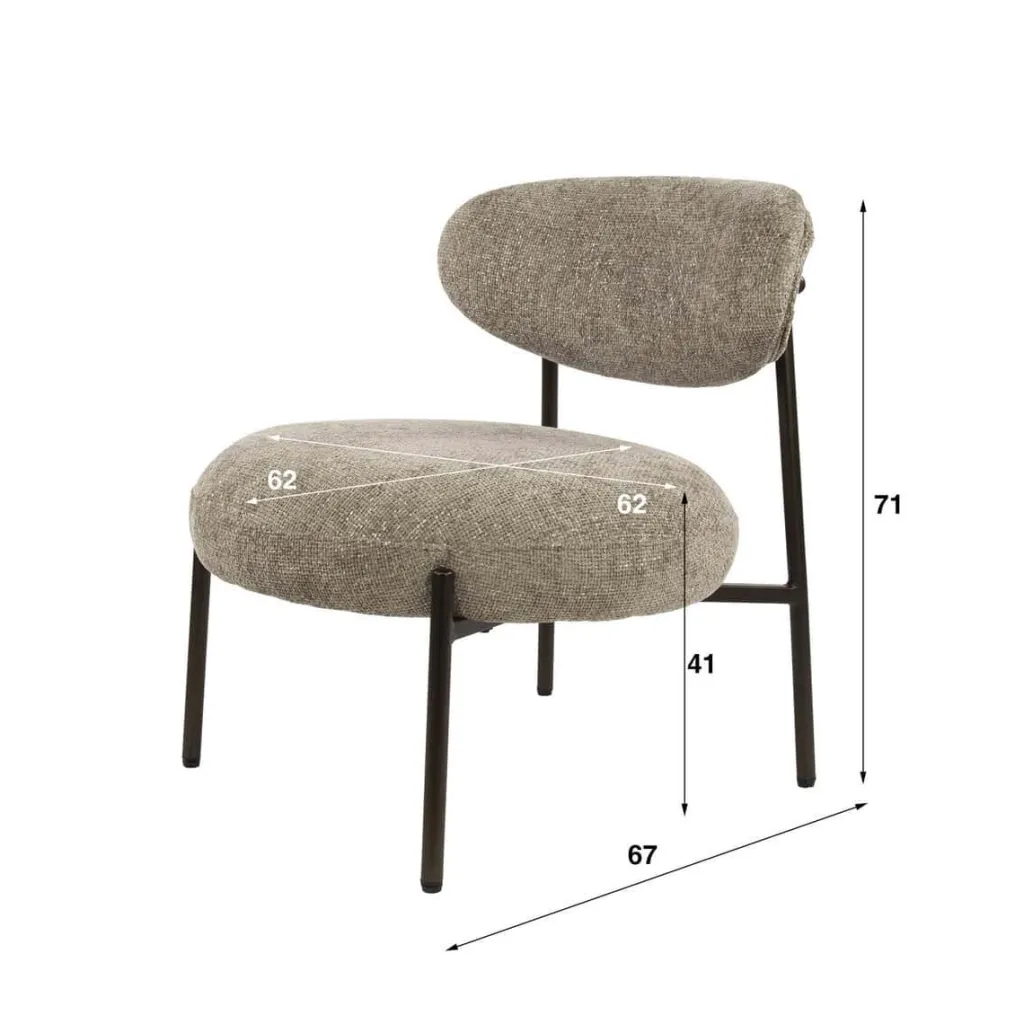 HUUS Fauteuil Anouk
