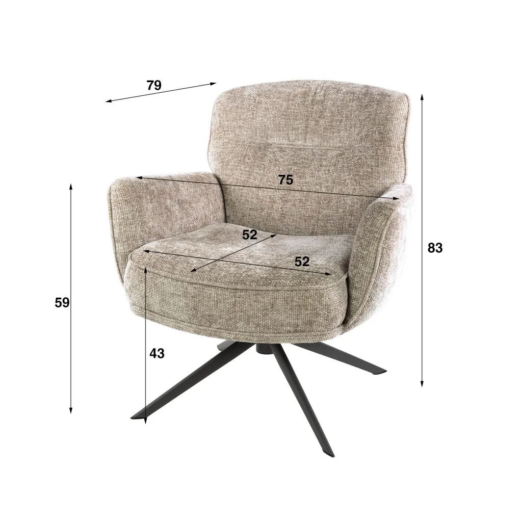 HUUS Fauteuil Tommy