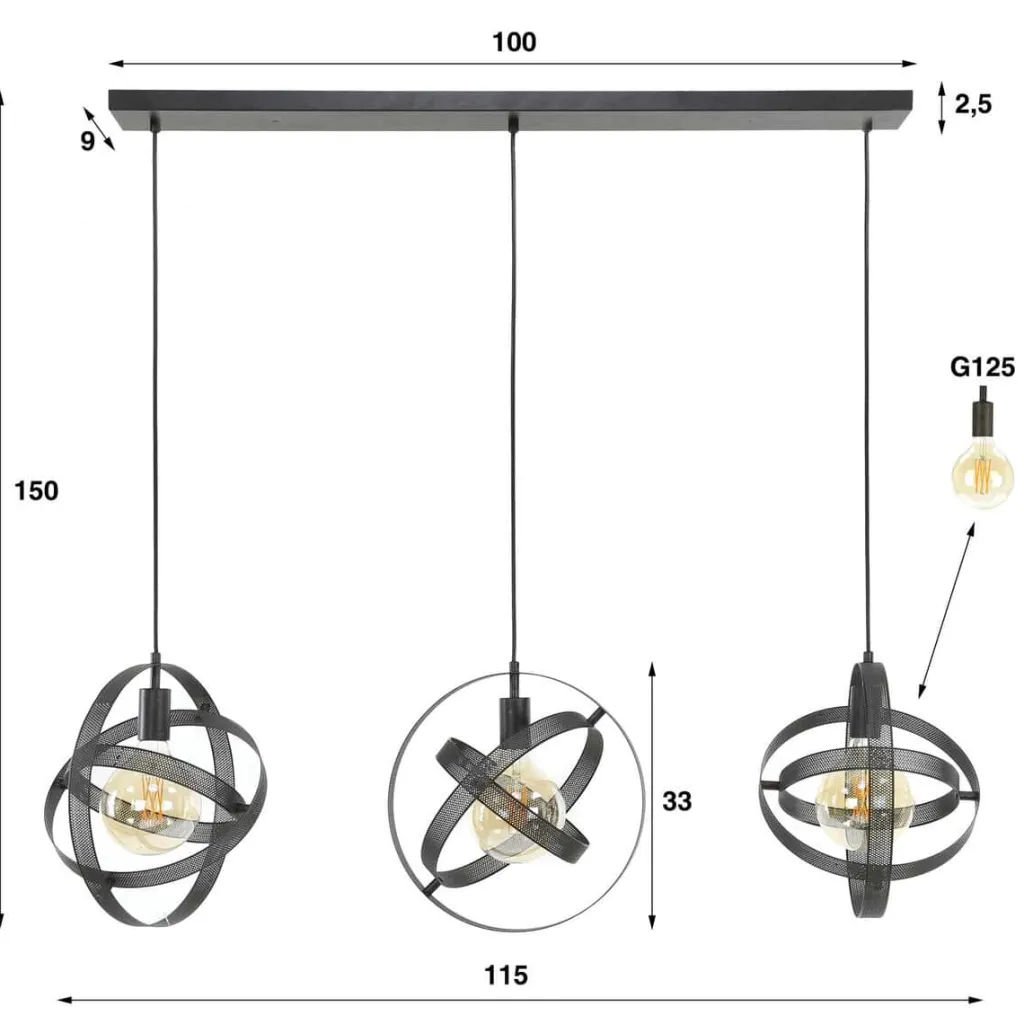 HUUS Hanglamp Arthur