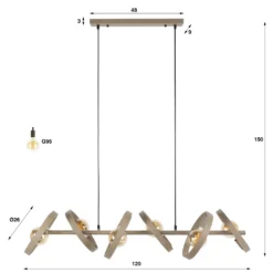HUUS Hanglamp Harriet beige