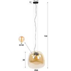 HUUS Hanglamp Juta XL