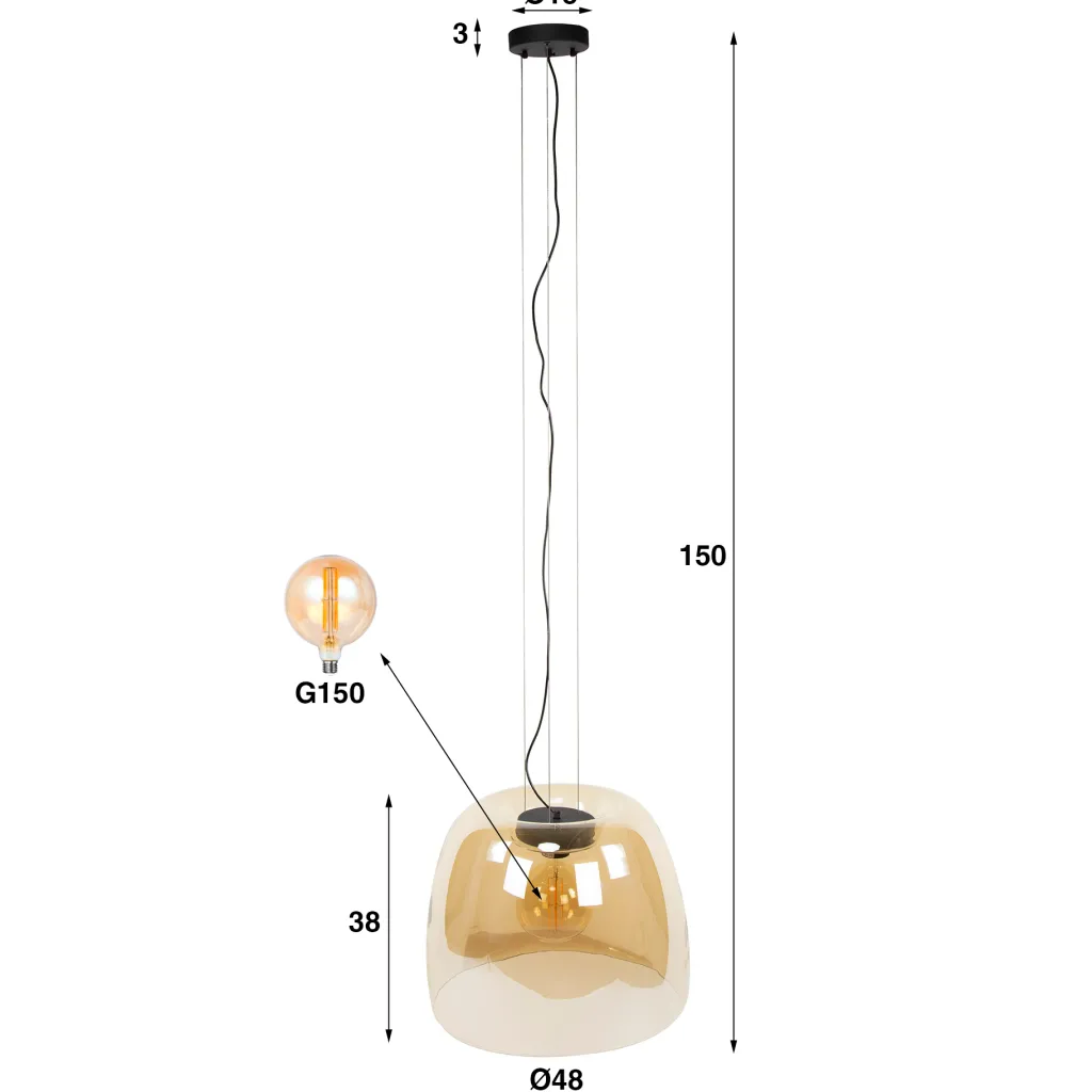 HUUS Hanglamp Juta XL
