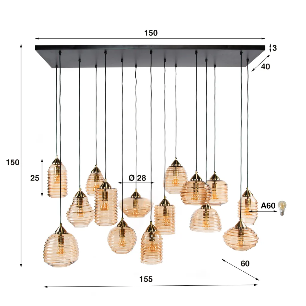 HUUS Hanglamp Leonora
