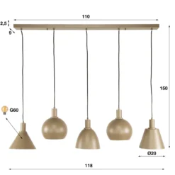 HUUS Hanglamp Marie