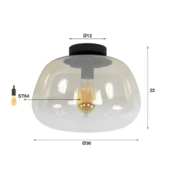 HUUS Plafondlamp Boris