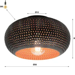 HUUS Plafondlamp Frank
