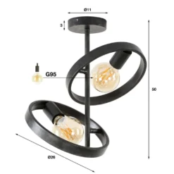 HUUS Plafondlamp Harriet