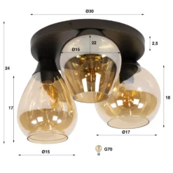 HUUS Plafondlamp Leslie