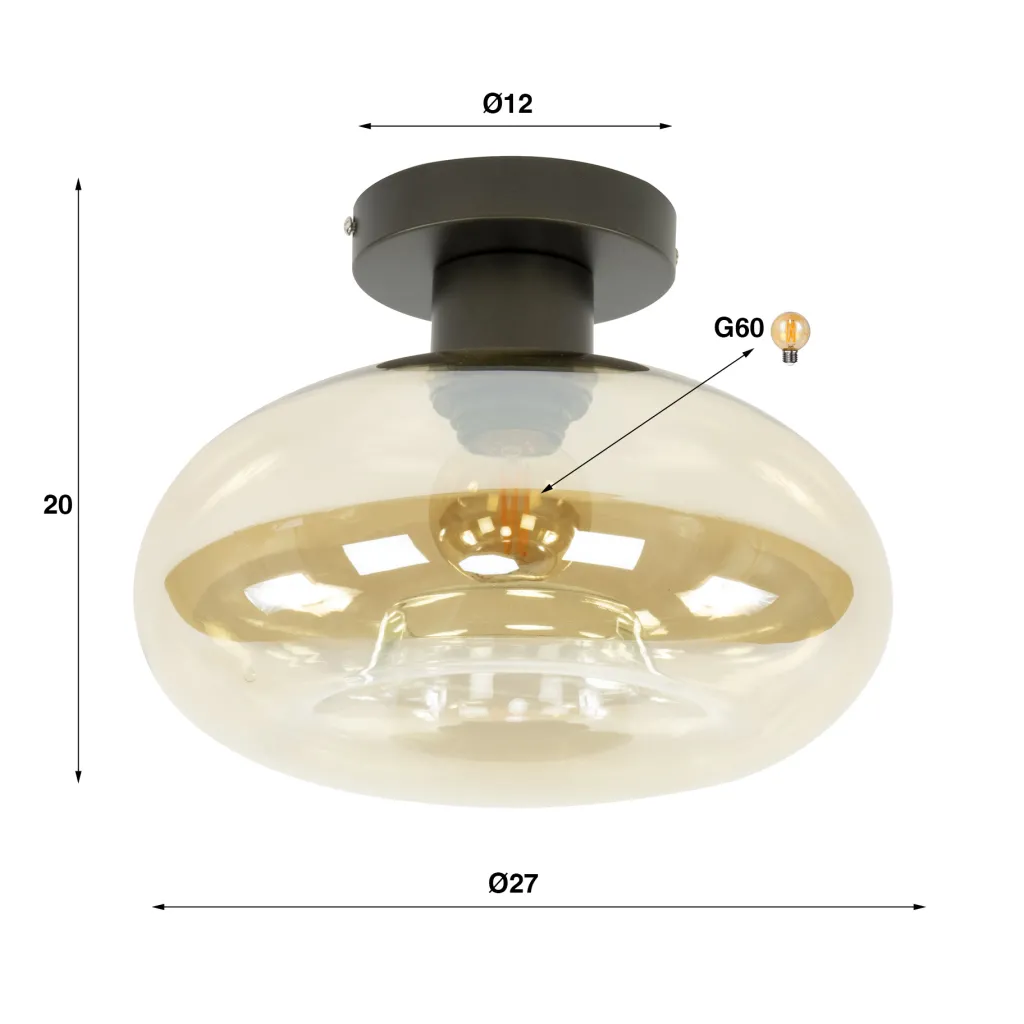 HUUS Plafondlamp Saar