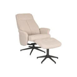 HUUS Relaxfauteuil Sam + Hocker
