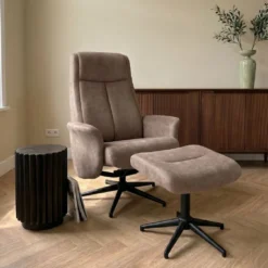 HUUS Relaxfauteuil Sam + Hocker