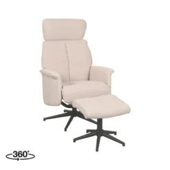 HUUS Relaxfauteuil Verdal + Hocker