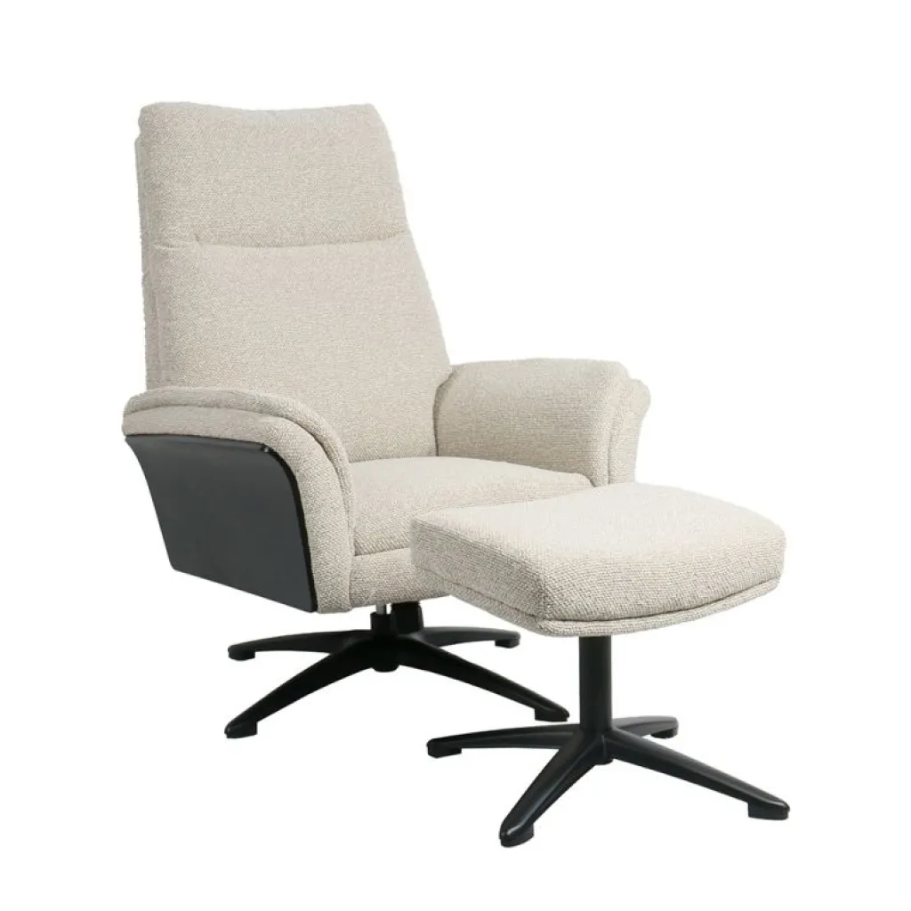 HUUS Relaxfauteuil Zenza + Hocker