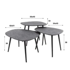 HUUS Salontafelset Bettie