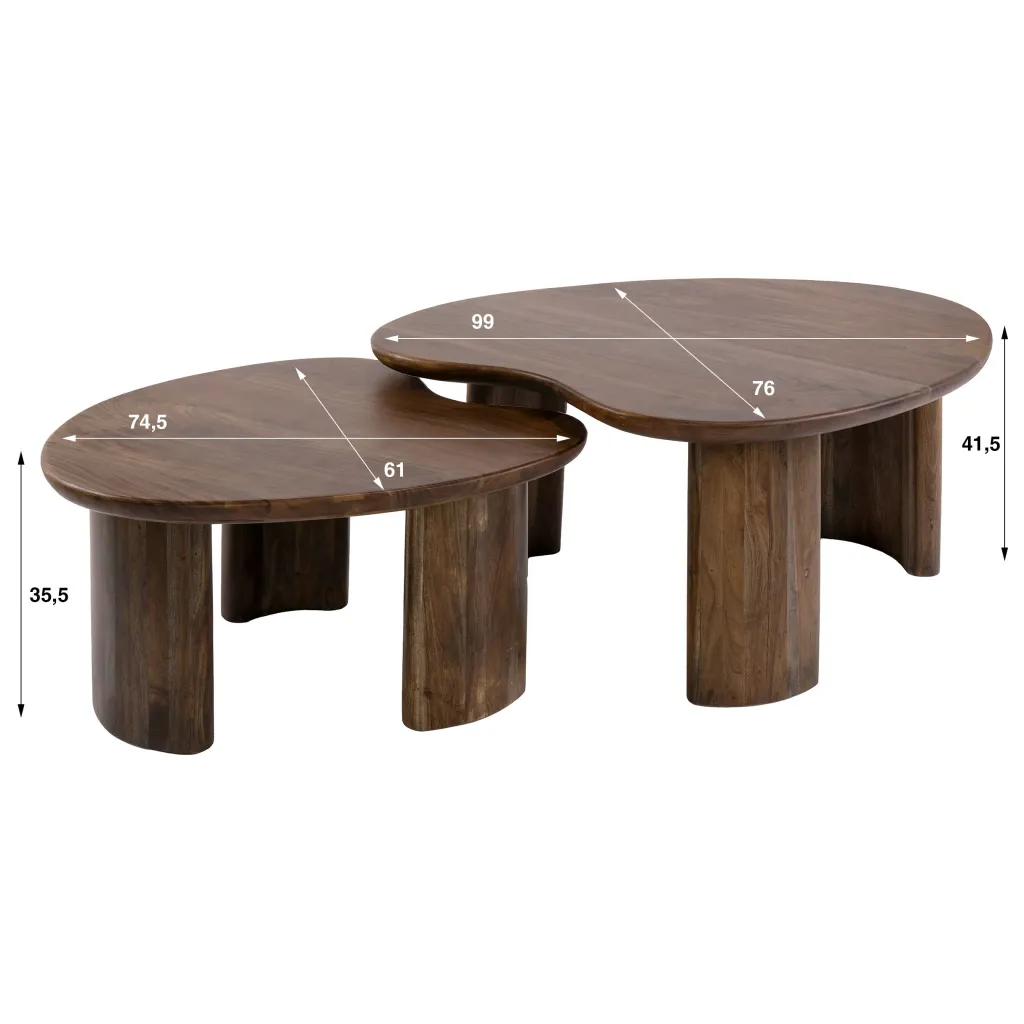 HUUS Salontafelset luxie