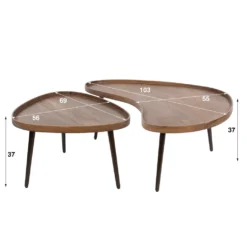 HUUS Salontafelset Ruby