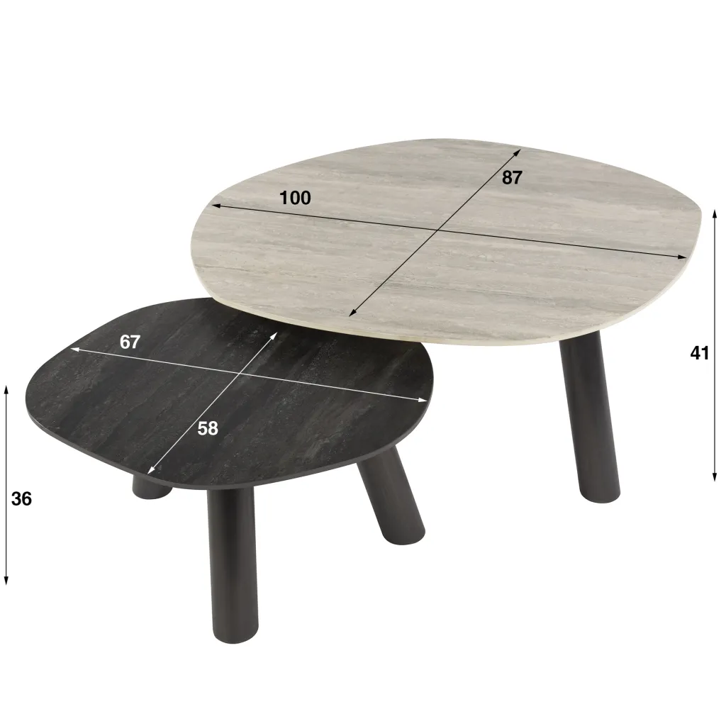 HUUS Salontafelset Zackery