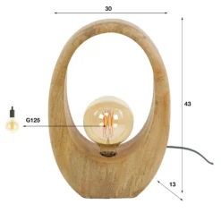 HUUS Tafellamp Amber