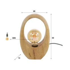 HUUS Tafellamp Amber