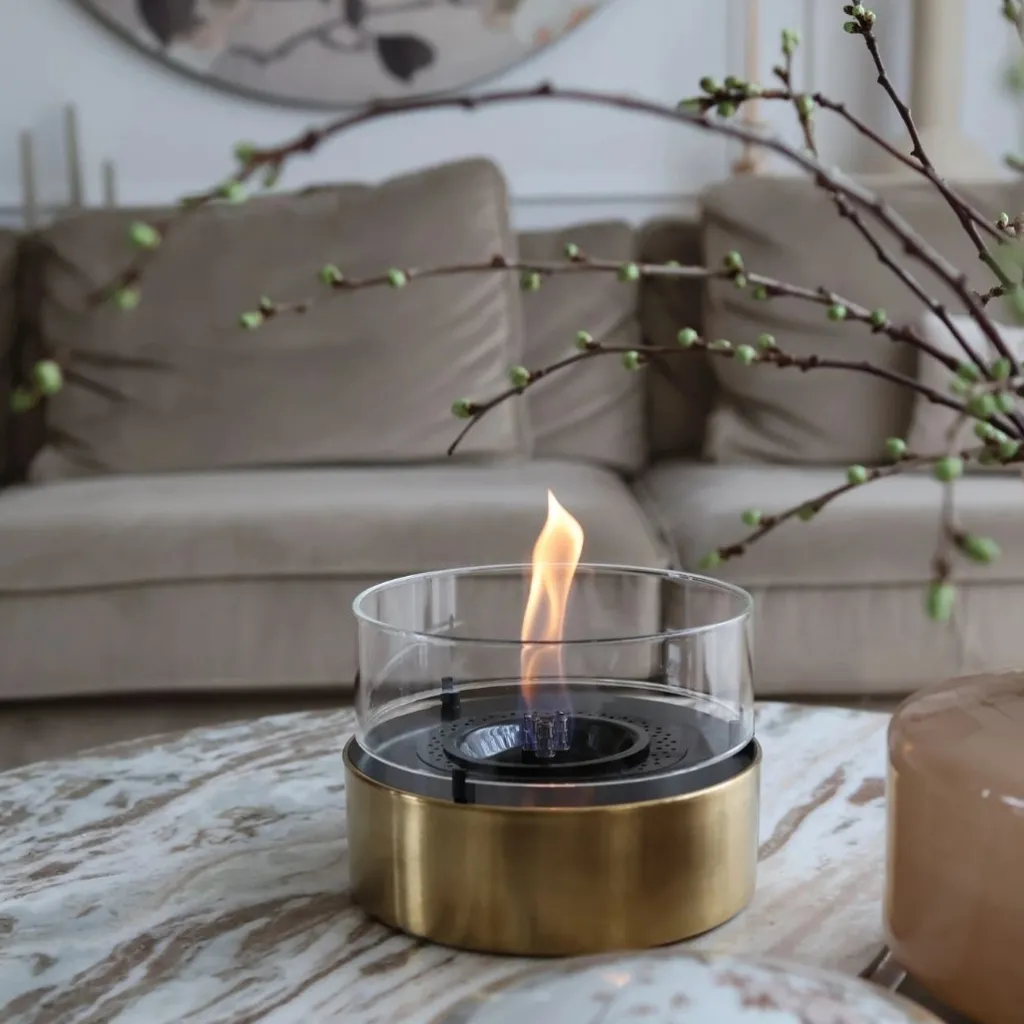 HUUS Tenderflame Cafe 18 Gold Brushed Steel