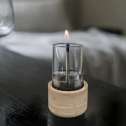HUUS Tenderflame Candle 70 Naturel bamboo