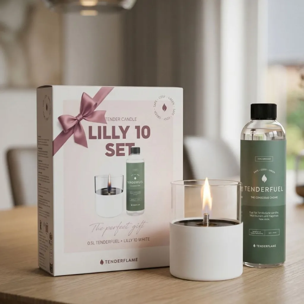 HUUS Tenderflame giftset Lilly White