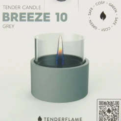 HUUS Tenderflame kaars Breeze 10 Grey