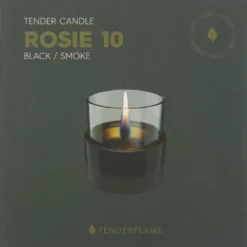 HUUS Tenderflame kaars Rosie 10 Black
