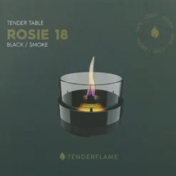 HUUS Tenderflame tafelhaard Rosie 18 black