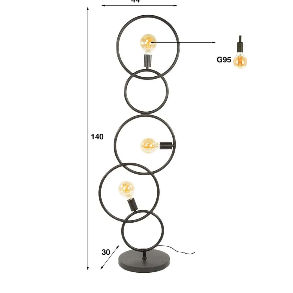 HUUS Vloerlamp Ceasar