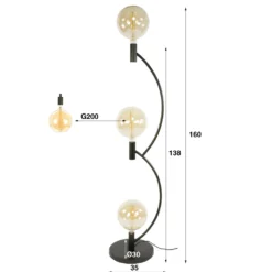 HUUS Vloerlamp Flow
