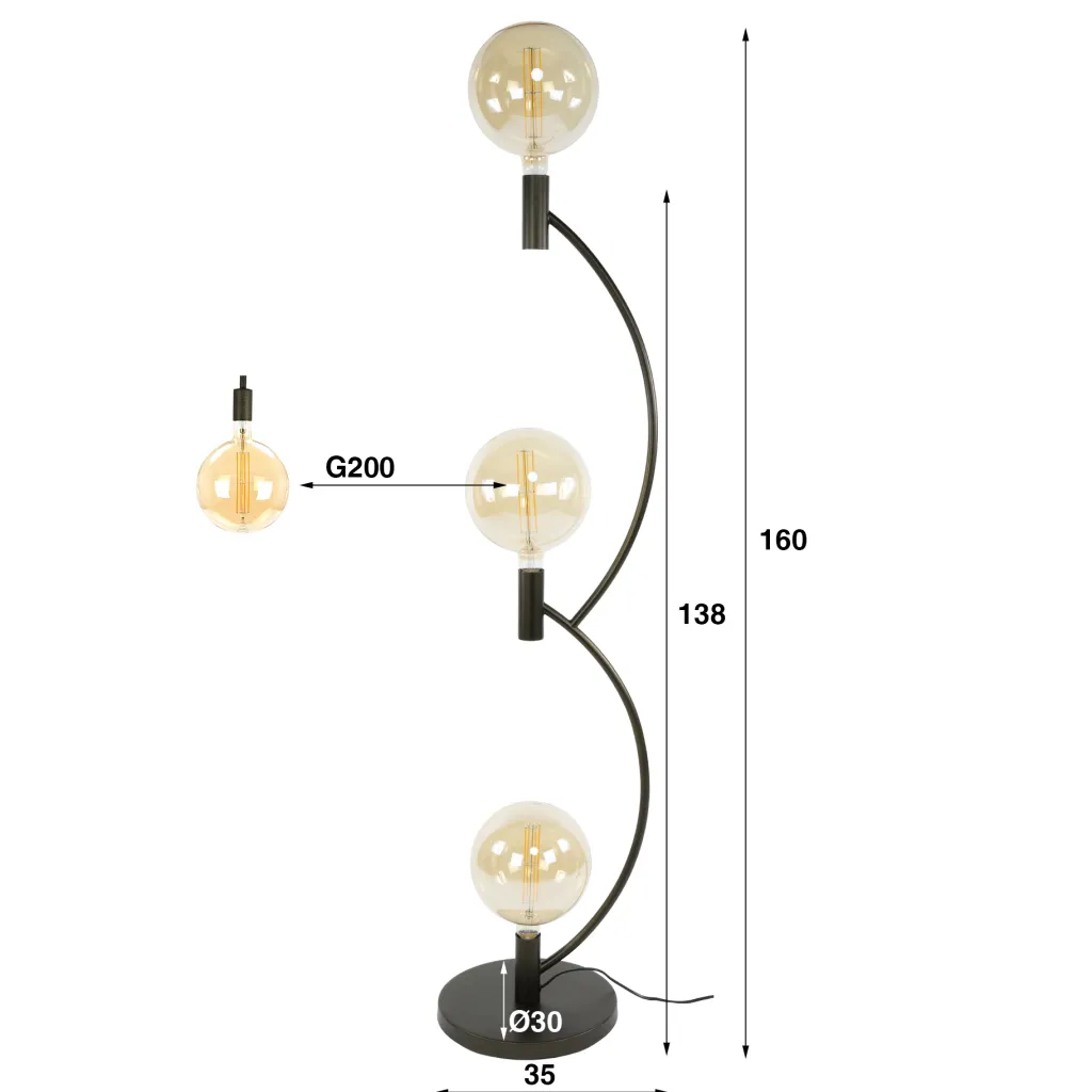 HUUS Vloerlamp Flow