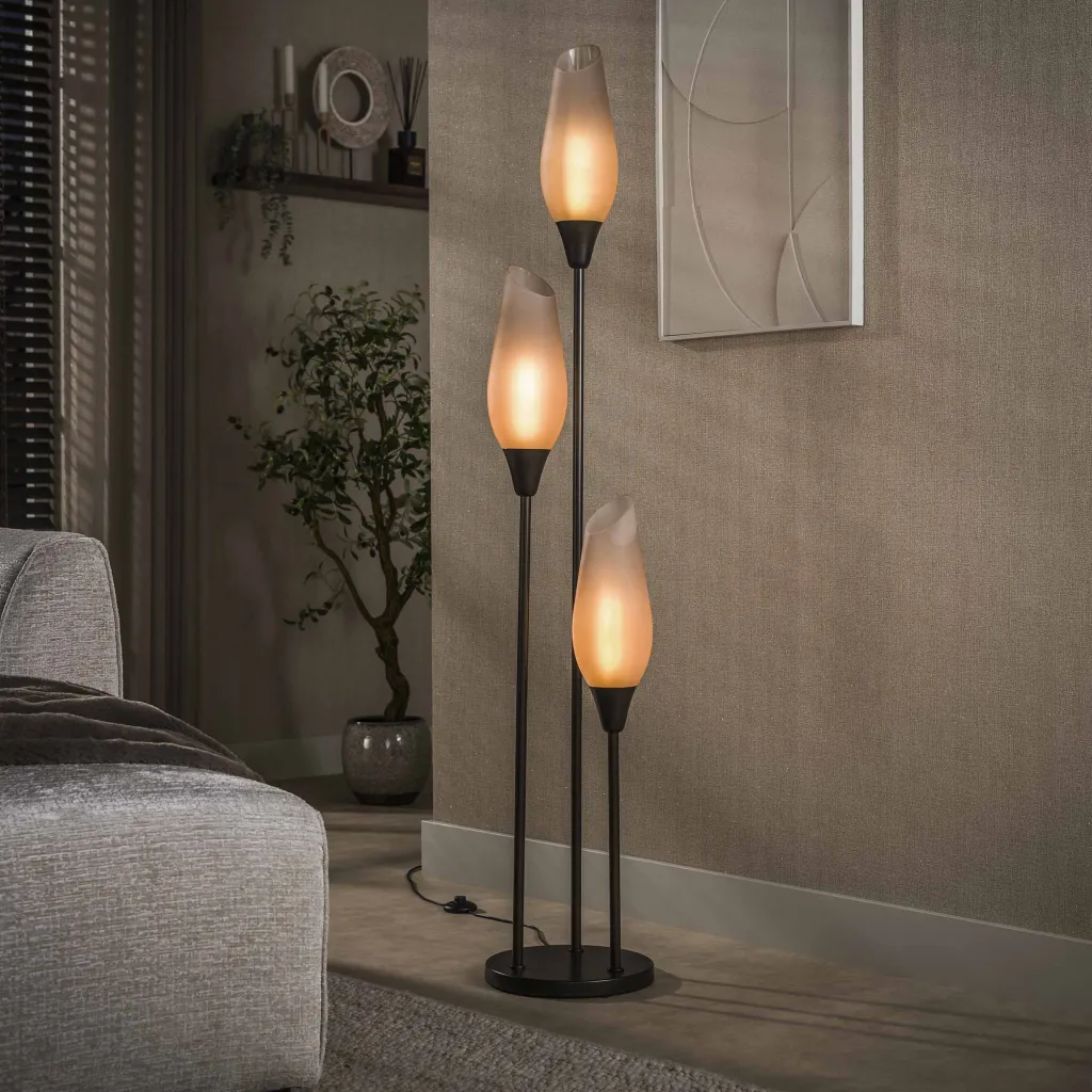 HUUS Vloerlamp Wendy 3 lampen
