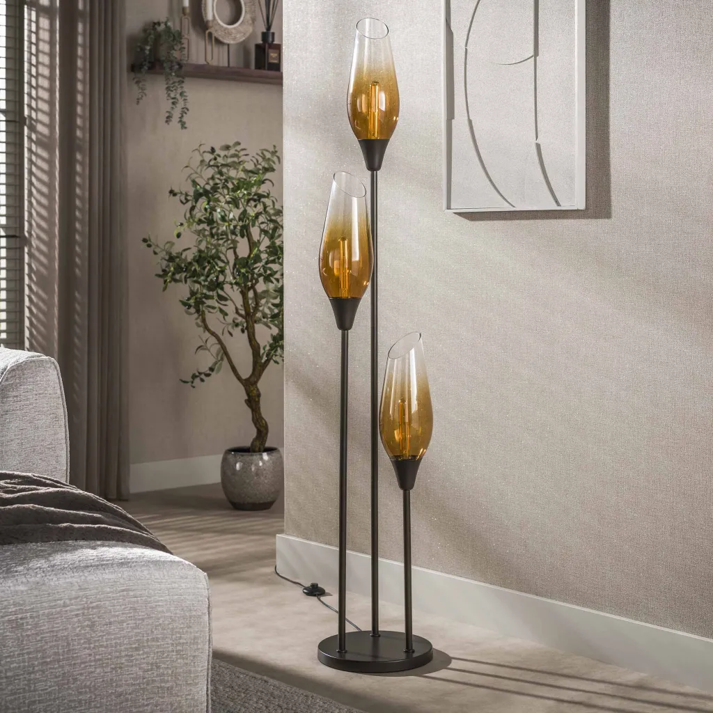 HUUS Vloerlamp Wendy 3 lampen